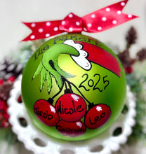Grinch Hand Family Ornament