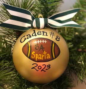 Shatterproof Plastic Ornament Custom Design