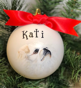 Pet Portrait Ornament