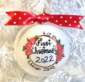 Shatterproof Plastic Ornament Custom Design