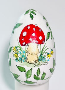 Wooden Easter Egg