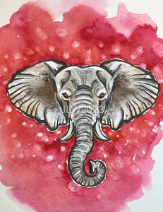 Collegiate Watercolor Painting