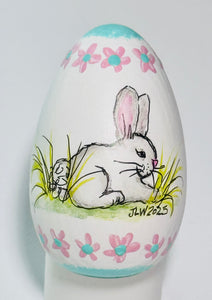 Wooden Easter Egg
