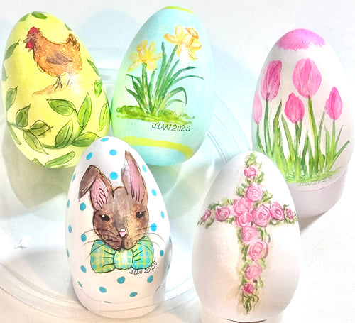 Wooden Easter Egg