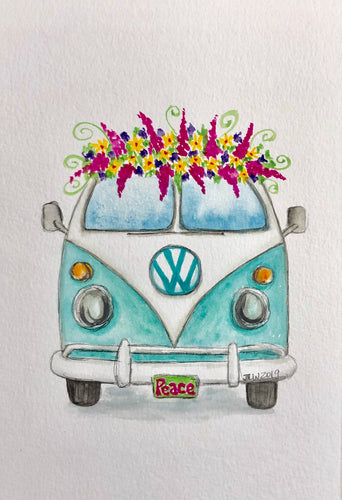 VW Van Watercolor