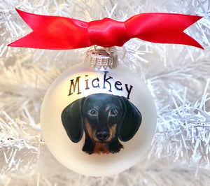 Pet Portrait Ornament