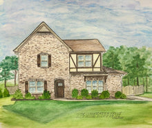 Large(8.5x11”) Watercolor Home Portrait