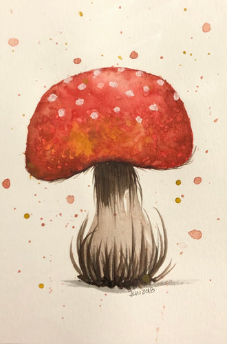 Mushroom Watercolor