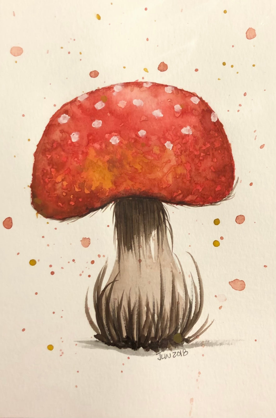 Mushroom Watercolor