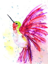 Hummingbird Watercolor