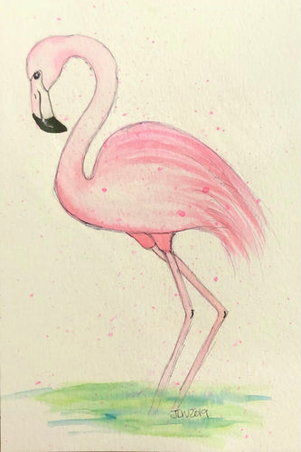 Flamingo Watercolor