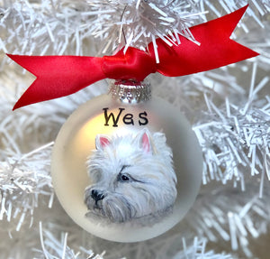 Pet Portrait Ornament