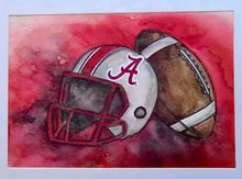Football Helmet Original Painting