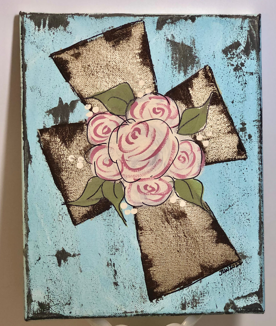 Rustic Cross Canvas