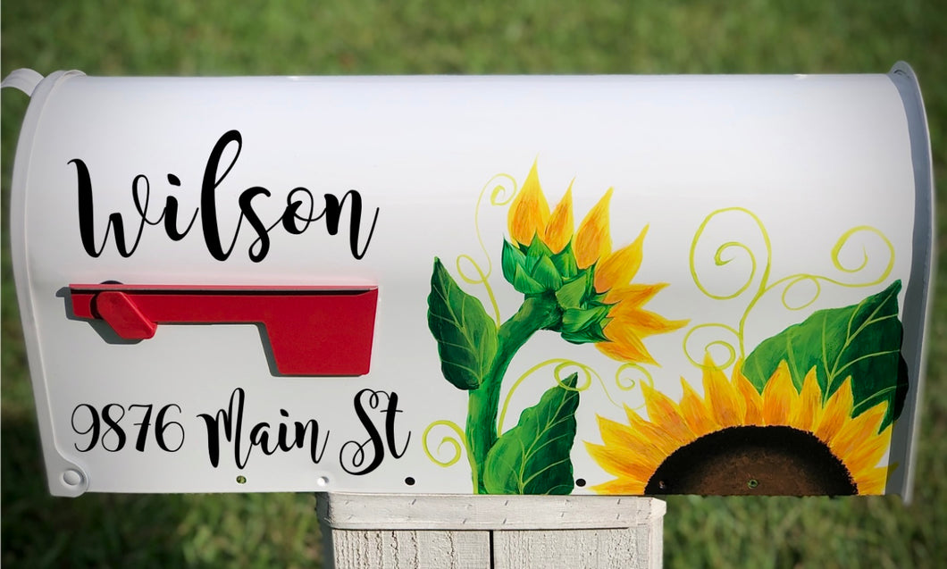 Sunflower Mailbox