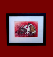 Football Helmet Original Painting